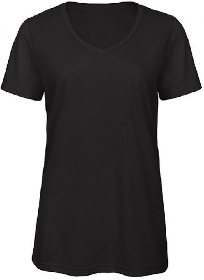 B&C V-Shirt Damen V-Neck Triblend T-Shirt von B&C