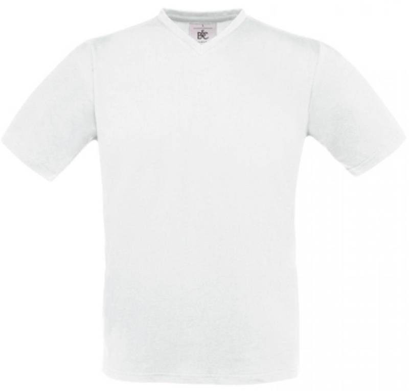B&C V-Shirt Exact V-Neck Herren T-Shirt von B&C