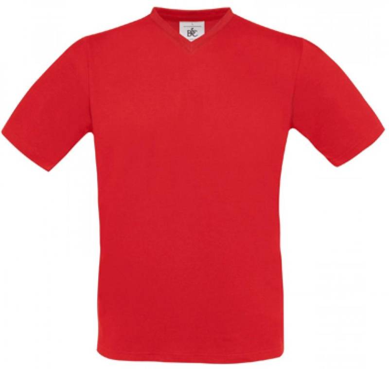 B&C V-Shirt Exact V-Neck Herren T-Shirt von B&C