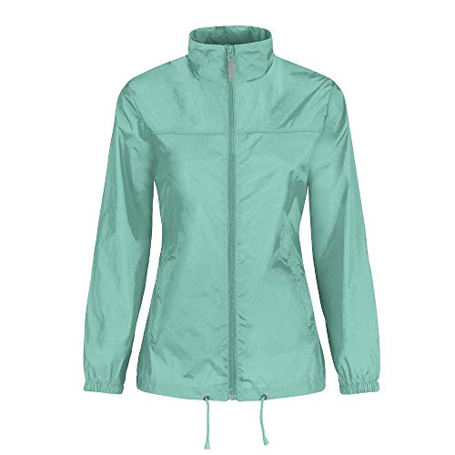 B&C - Windbreaker 'Sirocco Woman' / Pixel Turquoise, M von B&C