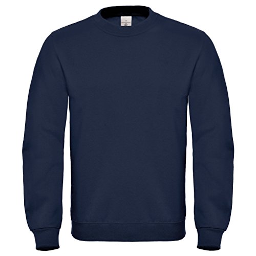 B&C: Crew Neck Sweatshirt ID.002, Größe:2XL;Farbe:Navy von B&C