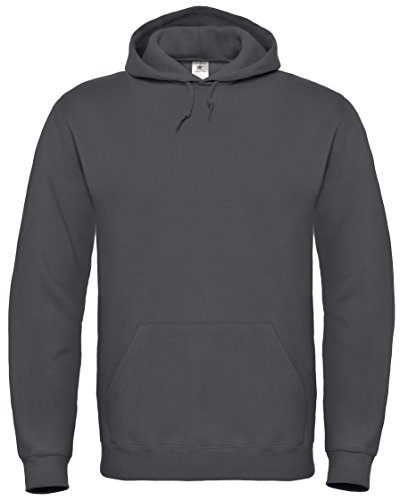 B&C: Hooded Sweatshirt ID.003, Größe:2XL;Farbe:Anthracite von B&C