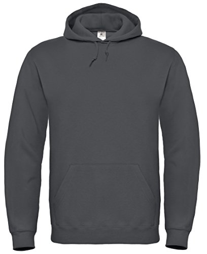 B&C: Hooded Sweatshirt ID.003, Größe:XL;Farbe:Anthracite von B&C