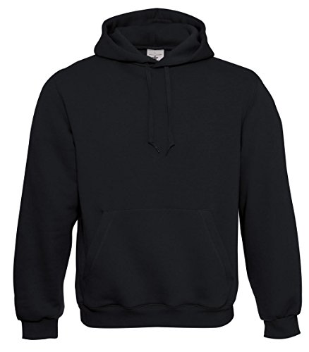 B&C: Kapuzen-Sweatshirt Hooded, Größe:M;Farbe:Black von B&C
