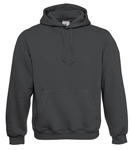 B&C: Kapuzen-Sweatshirt Hooded, Größe:XL;Farbe:Steel Grey von B&C