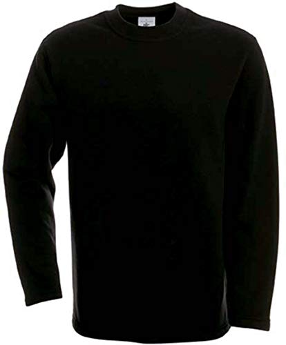 B&C: Kasten-Sweatshirt Open Hem, Größe:2XL;Farbe:Black von B&C