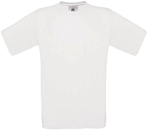 B&C: Kids` T-Shirt Exact 150 Kids TK300, Größe:7/8 (122/128);Farbe:White von B&C