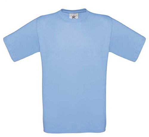 B&C: Kids` T-Shirt Exact 190 Kids TK301, Größe:7/8 (122/128);Farbe:Sky Blue von B&C