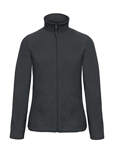 B&C: Ladies` Micro Fleece Full Zip ID.501 Women FWI51, Größe:3XL;Farbe:Dark Grey von B&C