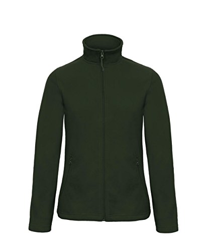 B&C: Ladies` Micro Fleece Full Zip ID.501 Women FWI51, Größe:3XL;Farbe:Forest Green von B&C