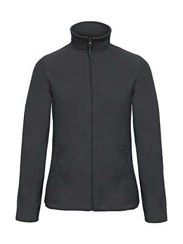 B&C: Ladies` Micro Fleece Full Zip ID.501 Women FWI51, Größe:M;Farbe:Dark Grey von B&C