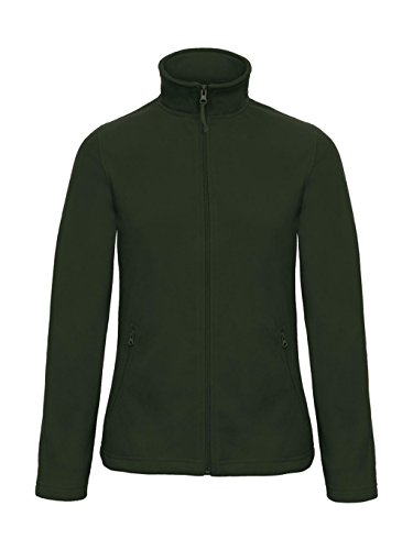 B&C: Ladies` Micro Fleece Full Zip ID.501 Women FWI51, Größe:M;Farbe:Forest Green von B&C