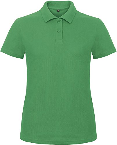 B&C: Ladies` Piqué Polo Shirt ID.001 Women PWI11, Größe:3XL;Farbe:Kelly Green von B&C