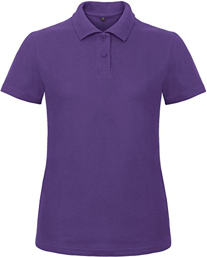 B&C: Ladies` Piqué Polo Shirt ID.001 Women PWI11, Größe:L;Farbe:Purple B&C: Ladies` Piqué Polo Shirt ID.001 Women PWI11, Größe:L;Farbe:Purple von B&C