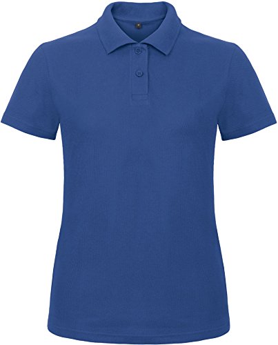 B&C: Ladies` Piqué Polo Shirt ID.001 Women PWI11, Größe:S;Farbe:Royal von B&C