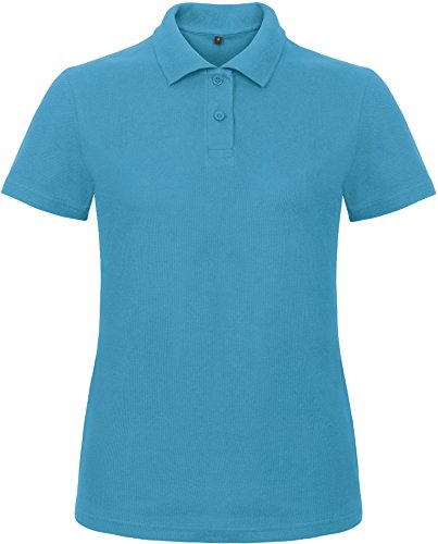 B&C: Ladies` Piqué Polo Shirt ID.001 Women PWI11, Größe:XL;Farbe:Atoll von B&C