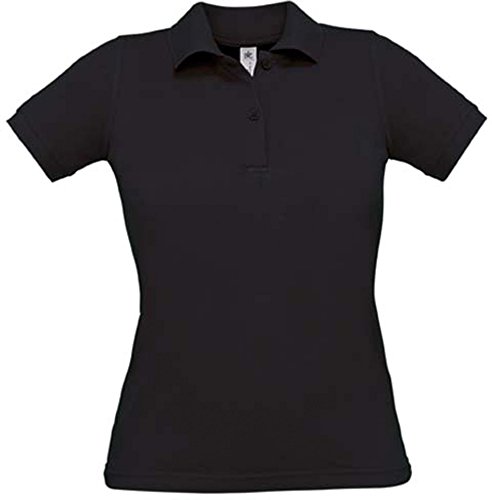 B&C: Ladies` Safran Polo Pure Women PW455, Größe:2XL;Farbe:Black von B&C