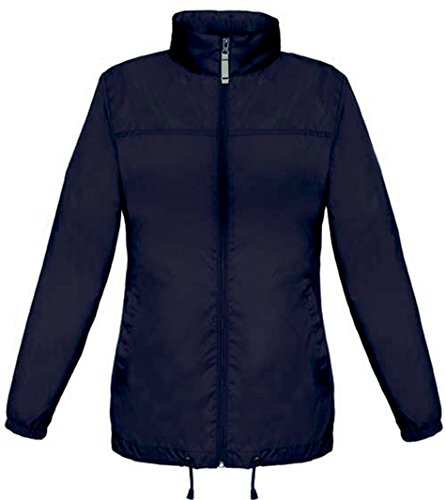 B&C: Ladies` Windbreaker Sirocco Women, Größe:L;Farbe:Navy von B&C