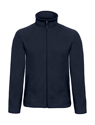 B&C: Micro Fleece Full Zip ID.501 FUI50, Größe:2XL;Farbe:Navy von B&C