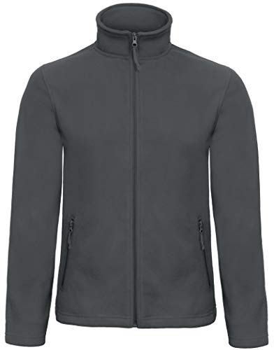 B&C: Micro Fleece Full Zip ID.501 FUI50, Größe:3XL;Farbe:Dark Grey von B&C