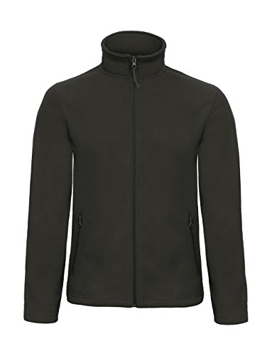 B&C: Micro Fleece Full Zip ID.501 FUI50, Größe:4XL;Farbe:Black von B&C