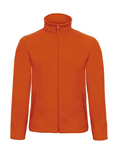 B&C: Micro Fleece Full Zip ID.501 FUI50, Größe:L;Farbe:Pumpkin Orange von B&C