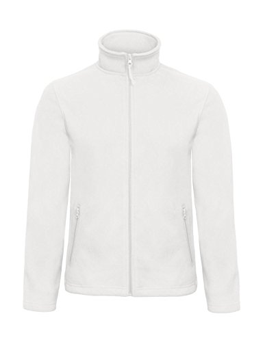 B&C: Micro Fleece Full Zip ID.501 FUI50, Größe:L;Farbe:White von B&C