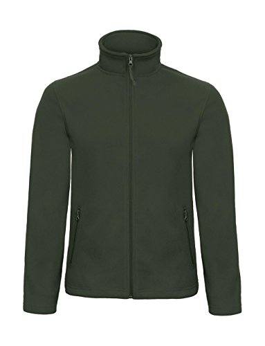 B&C: Micro Fleece Full Zip ID.501 FUI50, Größe:M;Farbe:Forest Green von B&C
