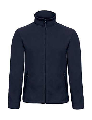 B&C: Micro Fleece Full Zip ID.501 FUI50, Größe:M;Farbe:Navy von B&C
