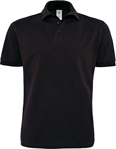 B&C: Piqué Polo Heavymill Heavymill PU422, Größe:2XL;Farbe:Black von B&C