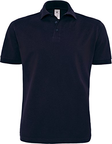 B&C: Piqué Polo Heavymill Heavymill PU422, Größe:2XL;Farbe:Navy von B&C