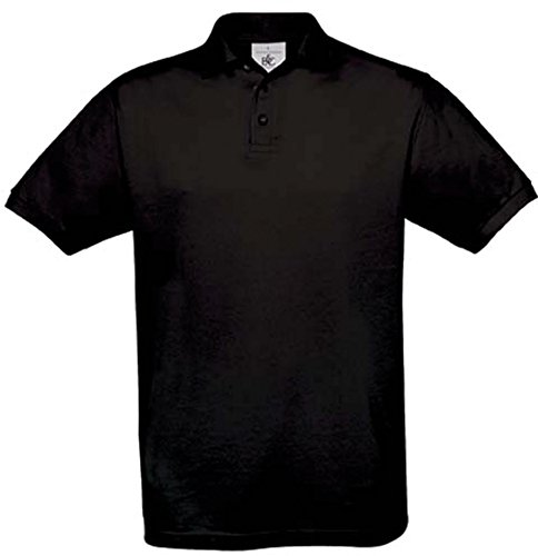 B&C: Piqué Polo Safran PU409, Größe:2XL;Farbe:Black von B&C