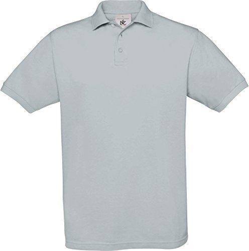 B&C: Piqué Polo Safran PU409, Größe:S;Farbe:Pacific Grey von B&C