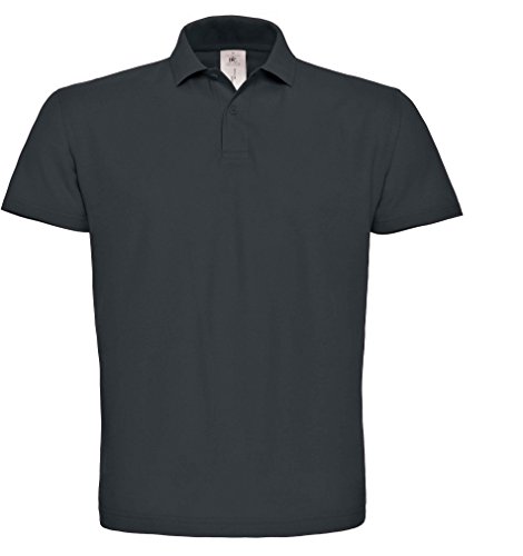 B&C: Piqué Polo Shirt ID.001 PUI10, Größe:2XL;Farbe:Anthracite von B&C