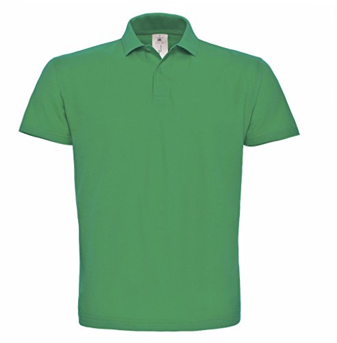 B&C: Piqué Polo Shirt ID.001 PUI10, Größe:2XL;Farbe:Kelly Green von B&C