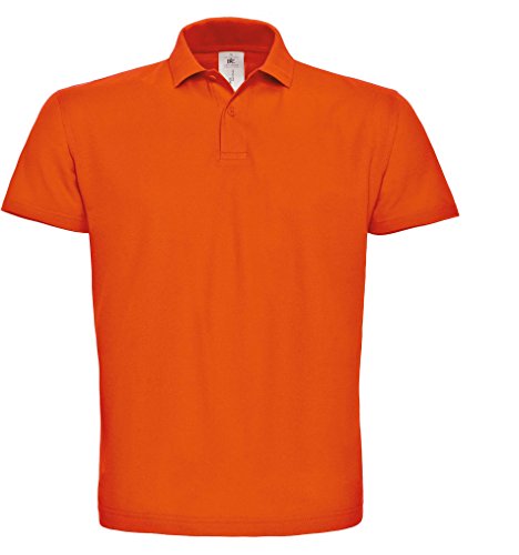 B&C: Piqué Polo Shirt ID.001 PUI10, Größe:2XL;Farbe:Orange von B&C