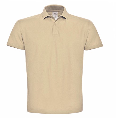 B&C: Piqué Polo Shirt ID.001 PUI10, Größe:S;Farbe:Sand von B&C