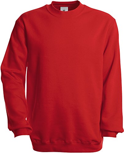 B&C: Set-In Sweatshirt Set In, Größe:M;Farbe:Red von B&C