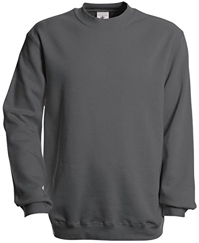 B&C: Set-In Sweatshirt Set In, Größe:XL;Farbe:Steel Grey von B&C