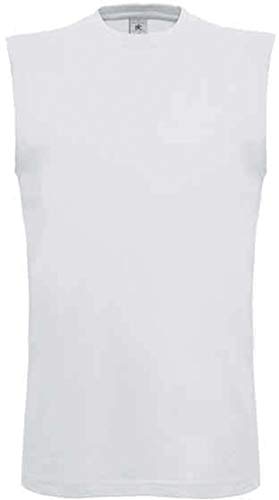 B&C: Sleeveless T-Shirt Exact Move TM201, Größe:L;Farbe:White von B&C