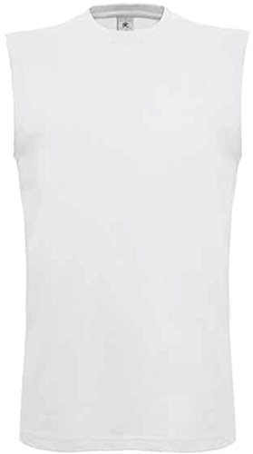 B&C: Sleeveless T-Shirt Exact Move TM201, Größe:XL;Farbe:White von B&C