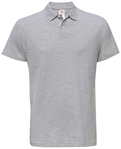 Id.001 Polo Shirt - Farbe: Heather Grey - Größe: XXL von B&C