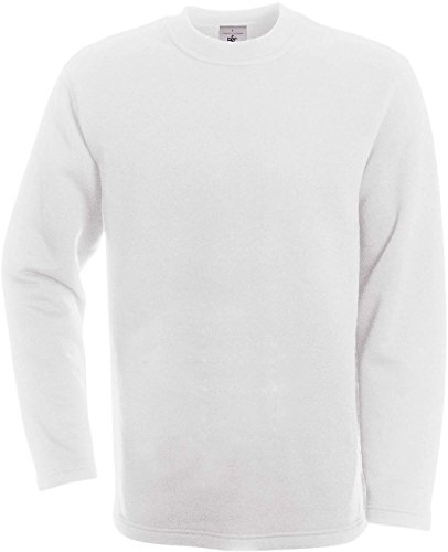 Kasten-Sweatshirt 'Open Hem', Farbe:White;Größe:L L,White von BC