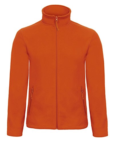 Micro Fleece Full Zip ID.501 - Farbe: Pumpkin Orange - Größe: 3XL von B&C