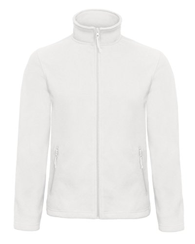 Micro Fleece Full Zip ID.501 - Farbe: White - Größe: 3XL von B&C