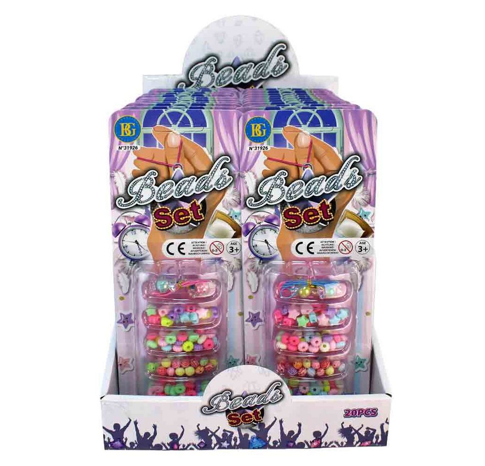 B&G INTERNATIONAL Perlenarmband Set DIY Armband Perlen Set (20-tlg) von B&G INTERNATIONAL