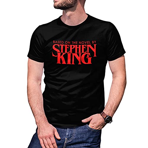 Based On The Novel by Stephen King Herren Schwarz T-Shirt Size L von B&S Boutique