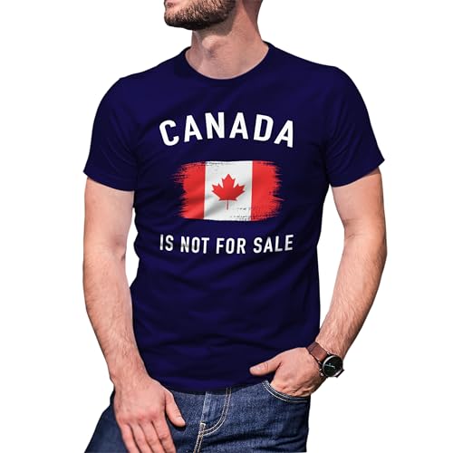 Canada not for Sale Mike Myers Herren Marineblaues T-Shirt Size L von B&S Boutique
