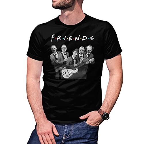 Friends Horror Halloween Band Herren Schwarz T-Shirt Size XL von B&S Boutique