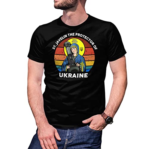 St nlaw Javelin Support Ukraine Herren Schwarz T-Shirt Size XL von B&S Boutique